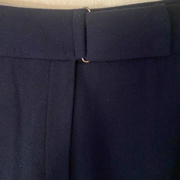 Jones New York Navy Blue Wool Blend Career Pencil Skirt 12 - Picture 3 of 5